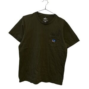 UNIQLO SPRZ NY Timothy Goodman Men's Olive Green T-Shirt Size M